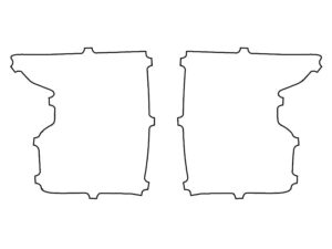 2022-2025 Nissan Frontier, S, SV, Tail Light Cover Film