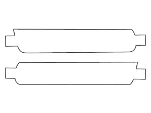 2018-2020 Nissan Kicks, All, Rear Marker Cover Film