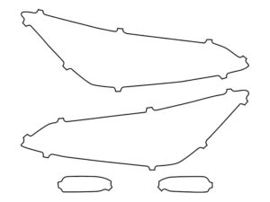 2021-2025 Nissan Leaf, All, Headlight Cover Film