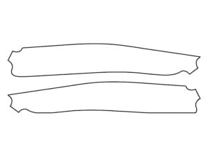 2017-2020 Nissan Rogue, All, Rear Marker Cover Film