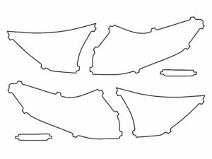 2021-2025 Nissan Rogue, All, Tail Light Cover Film