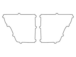 2020-2025 Nissan Titan, XD LED, Tail Light Cover Film