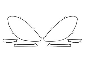 2017-2025 Porsche 718, Boxter, Headlight Cover Film