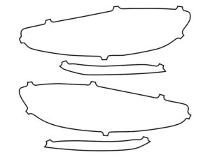 2017-2025 Porsche 718, Boxter, Tail Light Cover Film