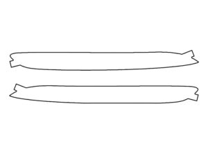 2017-2025 Porsche 718, Cayman, Rear Marker Cover Film