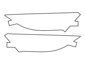 2017-2025 Porsche 718, Cayman, Side Marker Cover Film