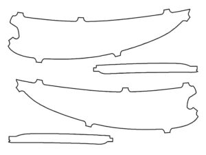 2018-2024 Porsche 911, GT3, GT3 RS, Tail Light Cover Film