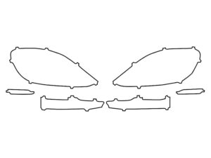 2024-2025 Porsche Cayenne, All, Headlight Cover Film