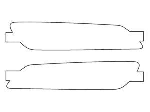 2020-2023 Porsche Cayenne, Coupe, Side Marker Cover Film