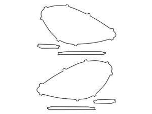 2020-2023 Porsche Cayenne, Coupe, Headlight Cover Film