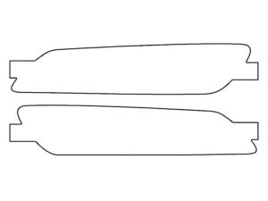 2020-2023 Porsche Cayenne, Coupe Turbo, Side Marker Cover Film