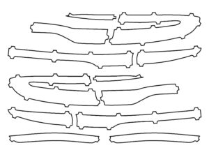 2019-2021 Porsche Macan, All, Tail Light Cover Film