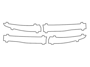 2022-2025 Porsche Macan, All, Rear Reflector Delete Cover Film