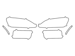 2024-2025 Porsche Macan, EV, Headlight Cover Film