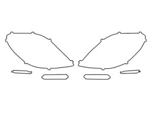 2024-2025 Porsche Panamera, All, Headlight Cover Film