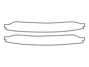 2017-2023 Porsche Panamera, Base, Fog Light Cover Film