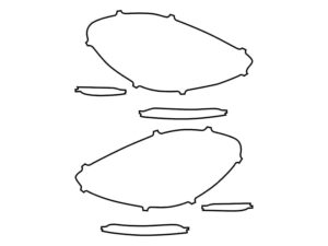 2017-2023 Porsche Panamera, Base, Headlight Cover Film