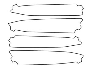 2017-2023 Porsche Panamera, Turbo, Fog Light Cover Film