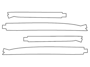 2020-2024 Porsche Taycan, All, Rear Marker Cover Film