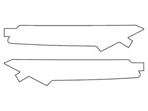 2020-2024 Porsche Taycan, All, Side Marker Cover Film