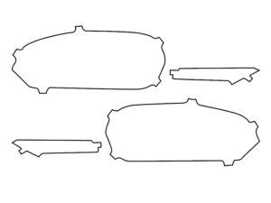 2020-2024 Porsche Taycan, All, Headlight Cover Film
