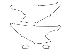 2023-2025 Subaru Ascent, All, Headlight Cover Film