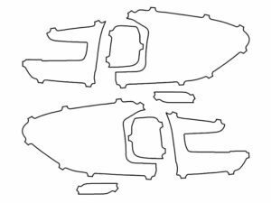 2023-2025 Subaru Ascent, All, Tail Light Cover Film