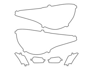 2017-2020 Subaru BRZ, All, Headlight Cover Film