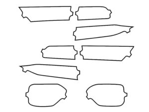 2018-2023 Subaru Crosstrek, All, Reverse Light Cover Film