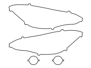 2018-2023 Subaru Crosstrek, All, Headlight Cover Film