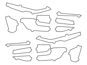 2024-2025 Subaru Crosstrek, All, Tail Light Cover Film