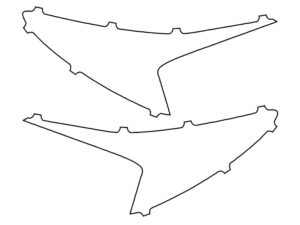 2024-2025 Subaru Crosstrek, All, Front Reflector Delete Cover Film