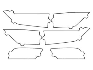 2019-2021 Subaru Forester, All, Rear Marker Cover Film