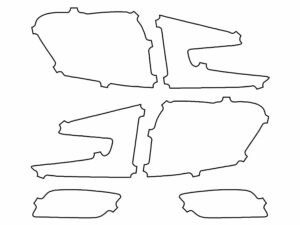 2022-2024 Subaru Forester, All, Tail Light Cover Film