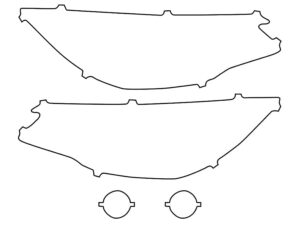 2019-2021 Subaru Forester, Limited, Headlight Cover Film