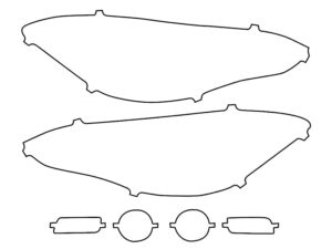 2017-2023 Subaru Impreza, Sedan, Hatchback, Headlight Cover Film