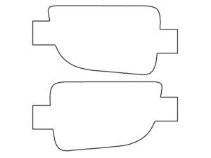 2020-2023 Subaru Legacy, All, Fog Light Cover Film