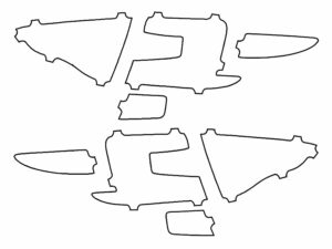 2024-2025 Subaru Legacy, All, Tail Light Cover Film