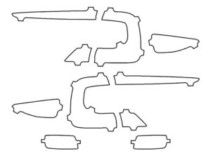 2023-2025 Subaru Outback, All, Tail Light Cover Film