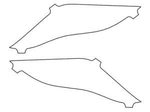 2023-2025 Subaru Outback, All, Front Reflector Delete Cover Film