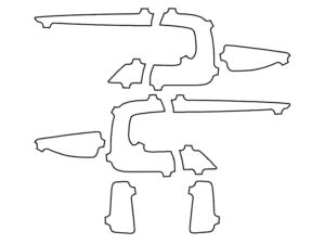 2020-2022 Subaru Outback, All, Tail Light Cover Film