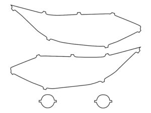 2023-2025 Subaru Solterra, All, Headlight Cover Film