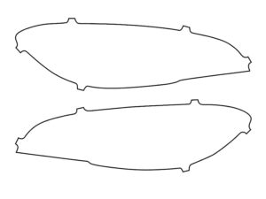 2015-2021 Subaru STI, All, Headlight Cover Film