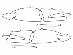 2012-2020 Tesla Model S, All, Tail Light Cover Film