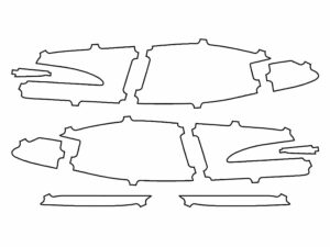 2021-2025 Tesla Model S, All, Tail Light Cover Film