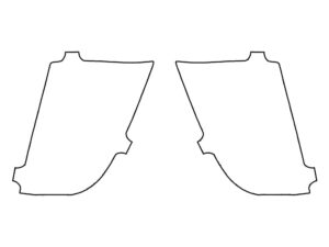 2016-2025 Tesla Model X, All, Fog Light Cover Film