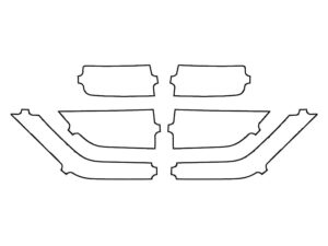 2014-2024 Toyota 4Runner, All, Tail Light Cover Film