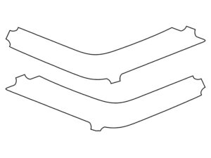 2014-2024 Toyota 4Runner, All, Reflector Delete Cover Film