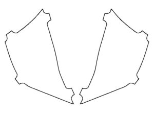 2014-2024 Toyota 4Runner, All, Front Reflector Delete Cover Film