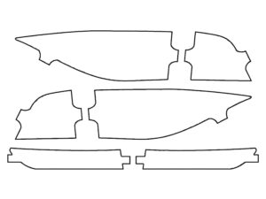 2019-2022 Toyota Avalon, All, Rear Marker Cover Film